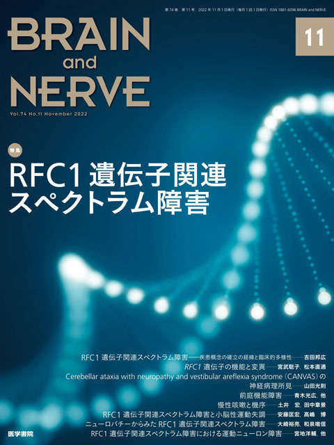 BRAIN and NERVE Vol.74 No.11