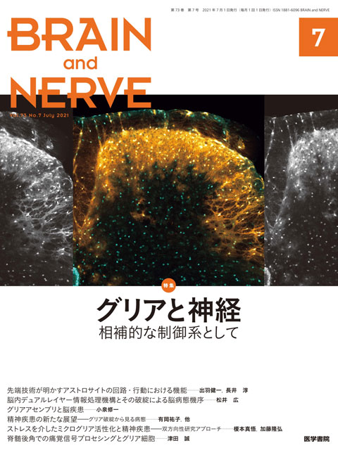 BRAIN and NERVE Vol.73 No.7