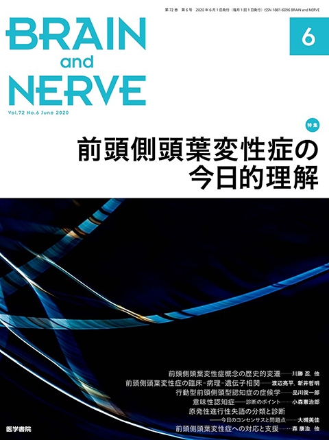 BRAIN and NERVE Vol.72 No.6