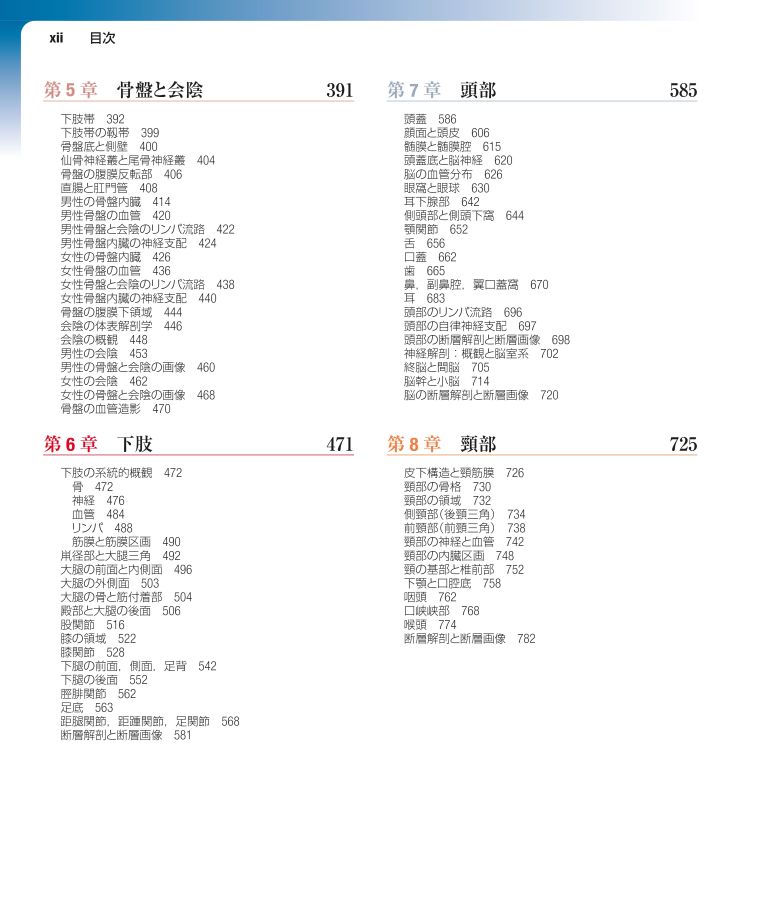 グラント解剖学図譜_第8版_立読み